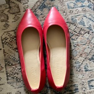 Everlane the Day Glove Red Leather flat size 6.5